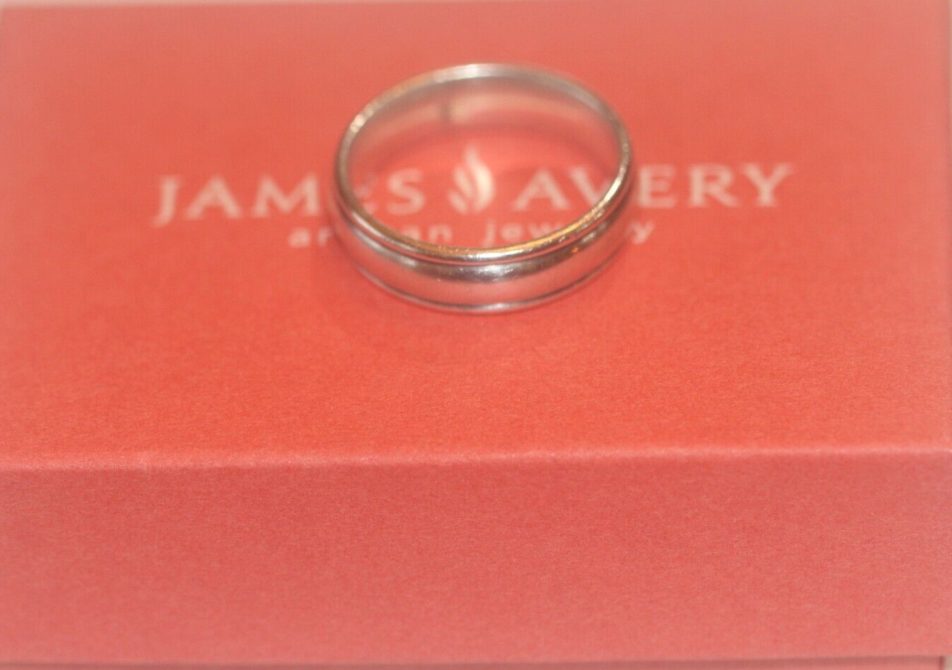 JAMES AVERY Minimalist 925 Sterling Silver Eternal Band Ring Size 10.5