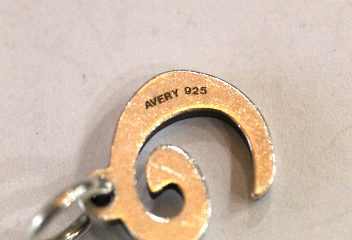 James Avery Sterling Script Initial "C" Charm
