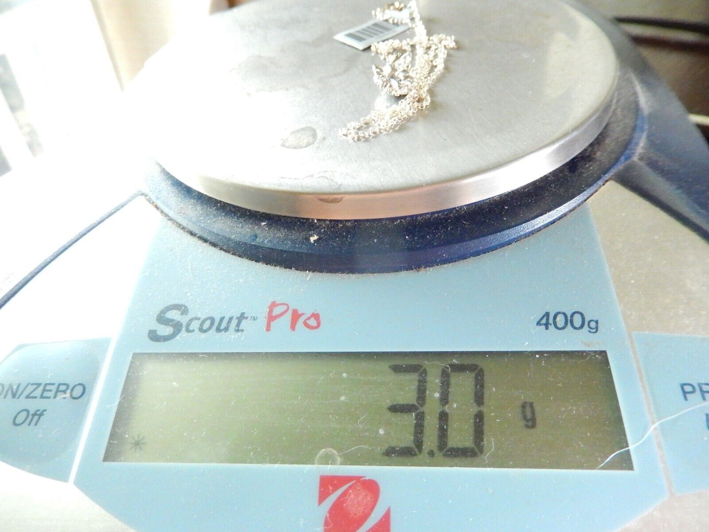 Sterling Silver CZ Stones Turtle Pendant with 18" Chain