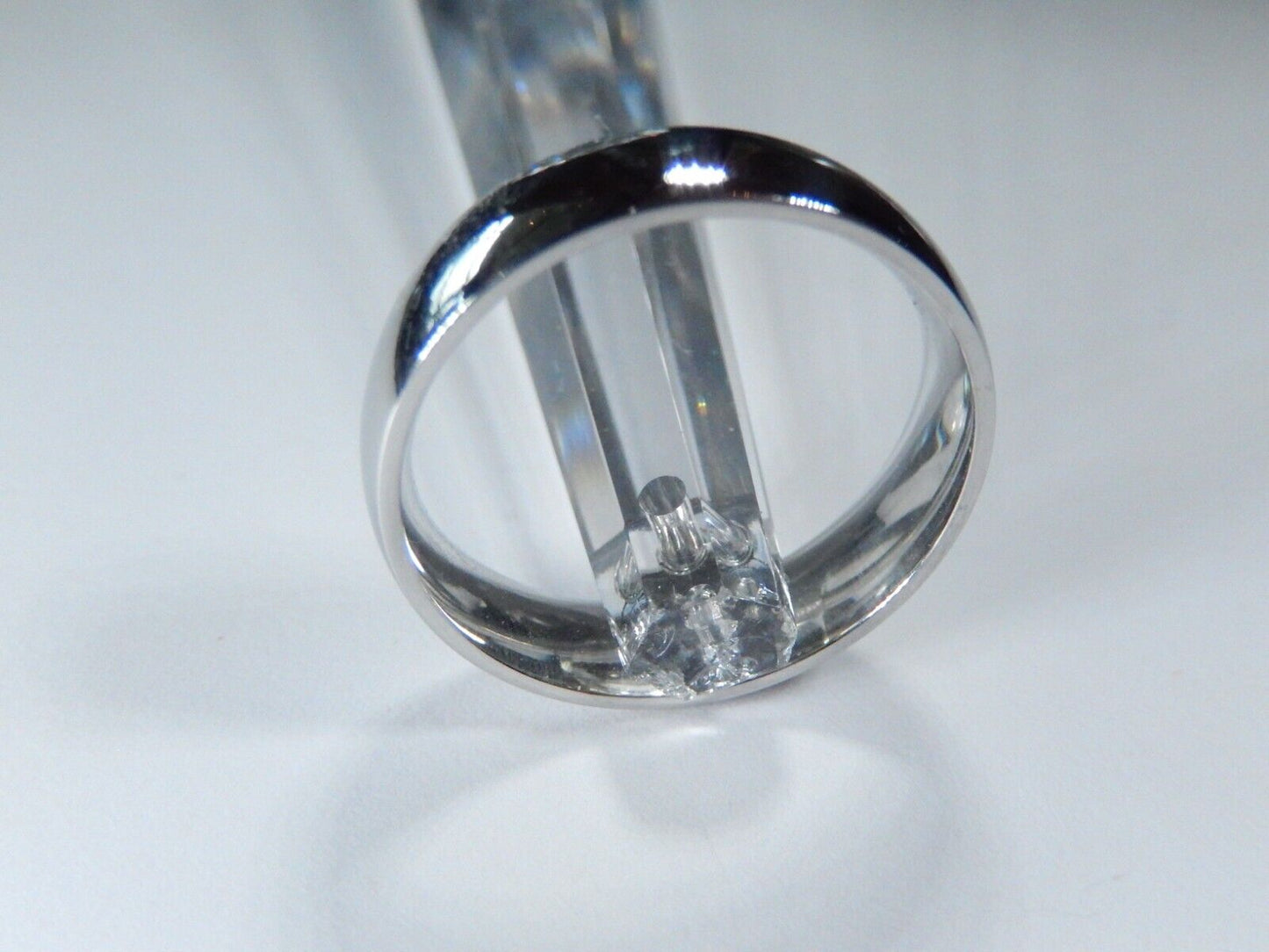 *NEW* Stainless Steel 6mm Polished Comfort Fit Wedding Band Sz - 5.25