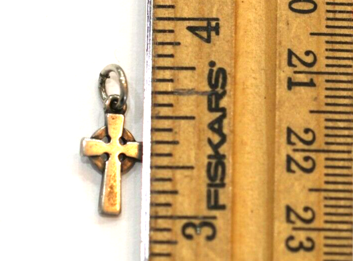 *RETIRED* - R A R E - JAMES AVERY STERLING SILVER CELTIC CROSS CHARM