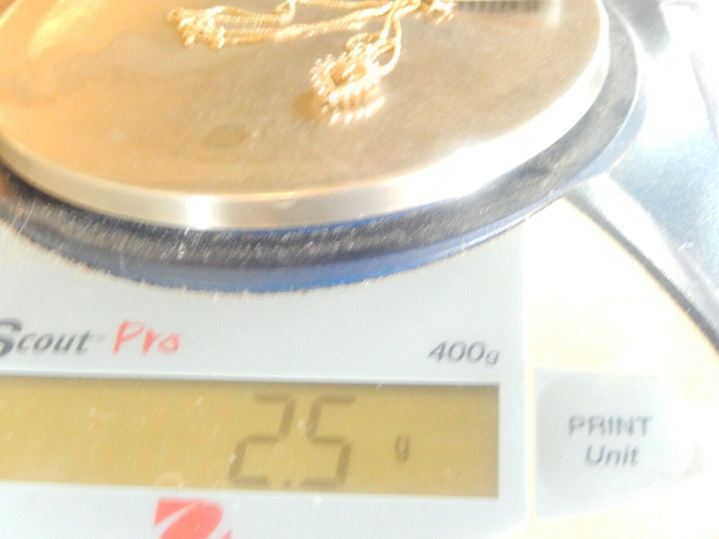 *VINTAGE* 10K Yellow Gold 1/4Ct Natural Diamond Shadow Heart Pendant 20" Chain