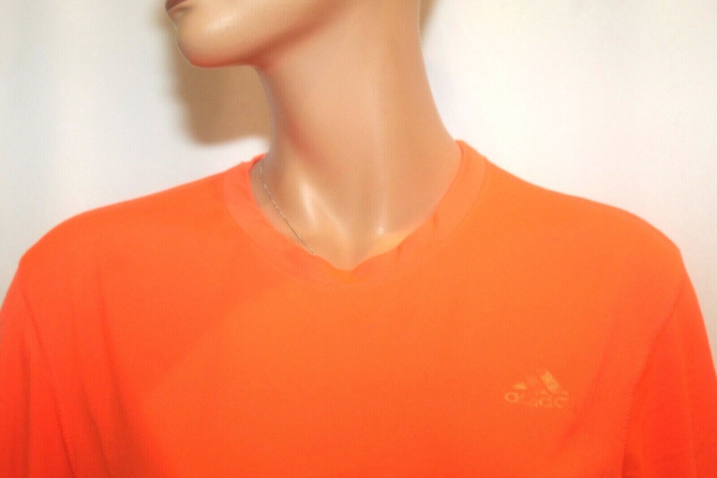 *NWOT* Adidas Orange Training Running Performance Shirt Mens Dri-Fit Medium