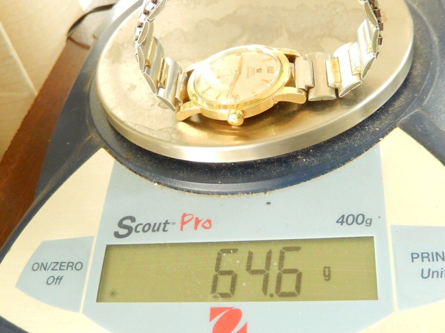 1956 Omega 14K GF Automatic Seamaster Watch With 344 Bumper Movement Model F6249