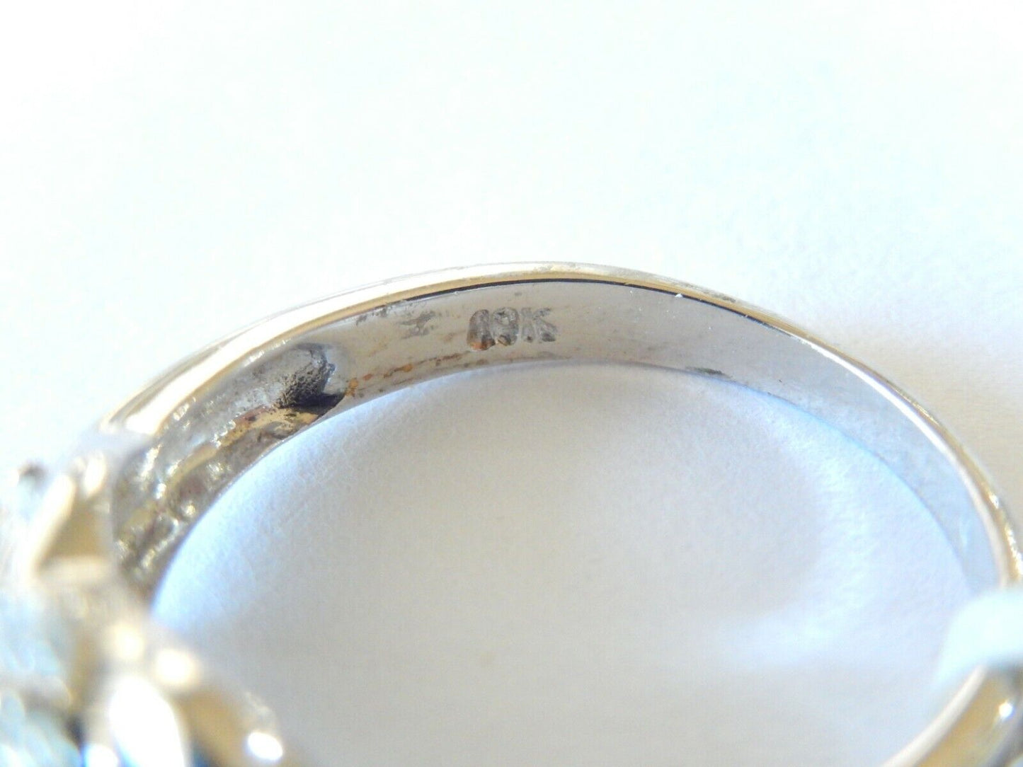 *NWT* .50CT Diamond Engagement Anniversary Wedding Ring 10K White Gold Sz 7.75