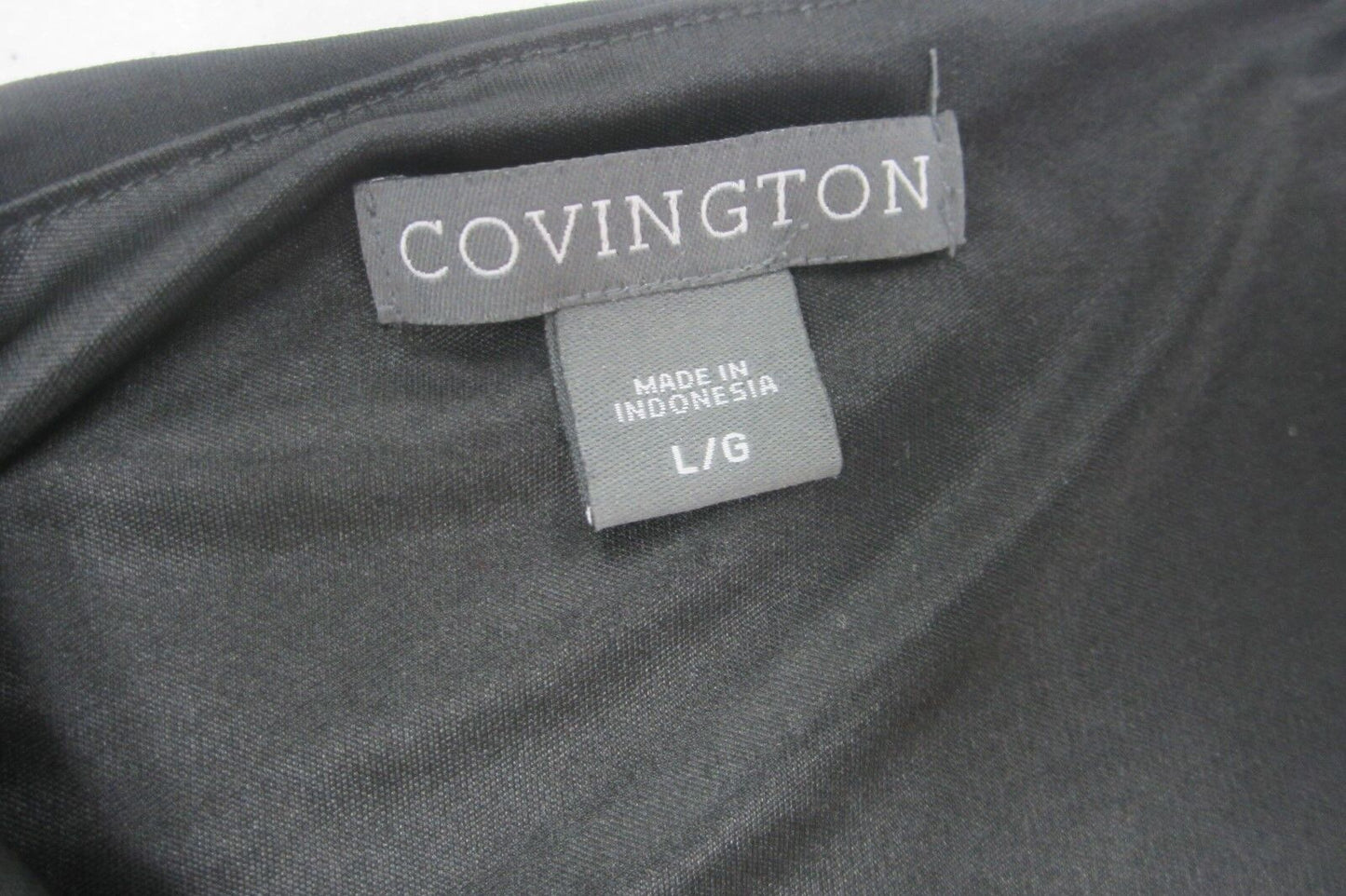 VERY NICE COVINGTON BLACK WOMEN'S STYLISH DRESS Size Large