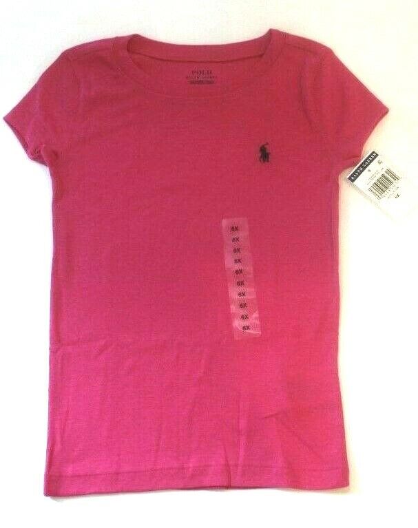 *NWT* Polo Ralph Lauren T-Shirt Crew Neck Kids Tee Pony Logo Size - 6X