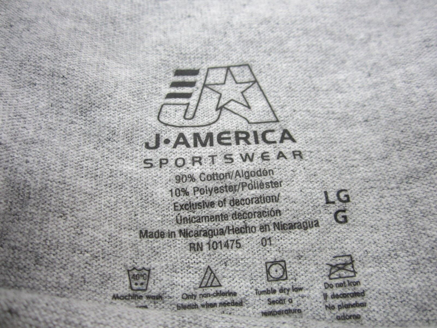NWT Baylor University J.American Unisex T Shirt Solid Cotton Short Sleeve Sz L
