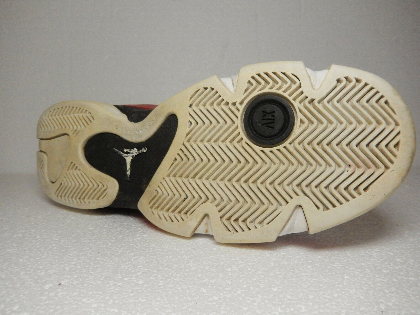 2011 Nike Air Jordan 14 XIV Retro GS Candy Cane White Red Size 5.5Y (487524-101)