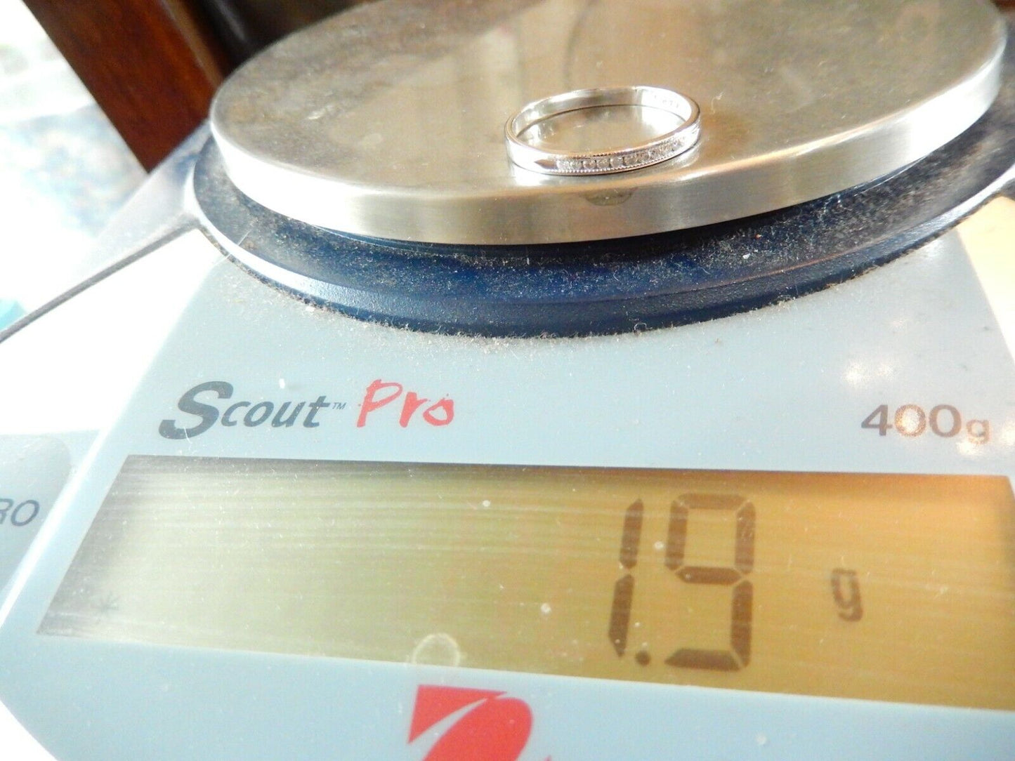 14K White Gold 2.5mm .25ct Natural VS Diamond Wedding Band Ring Size 10.25