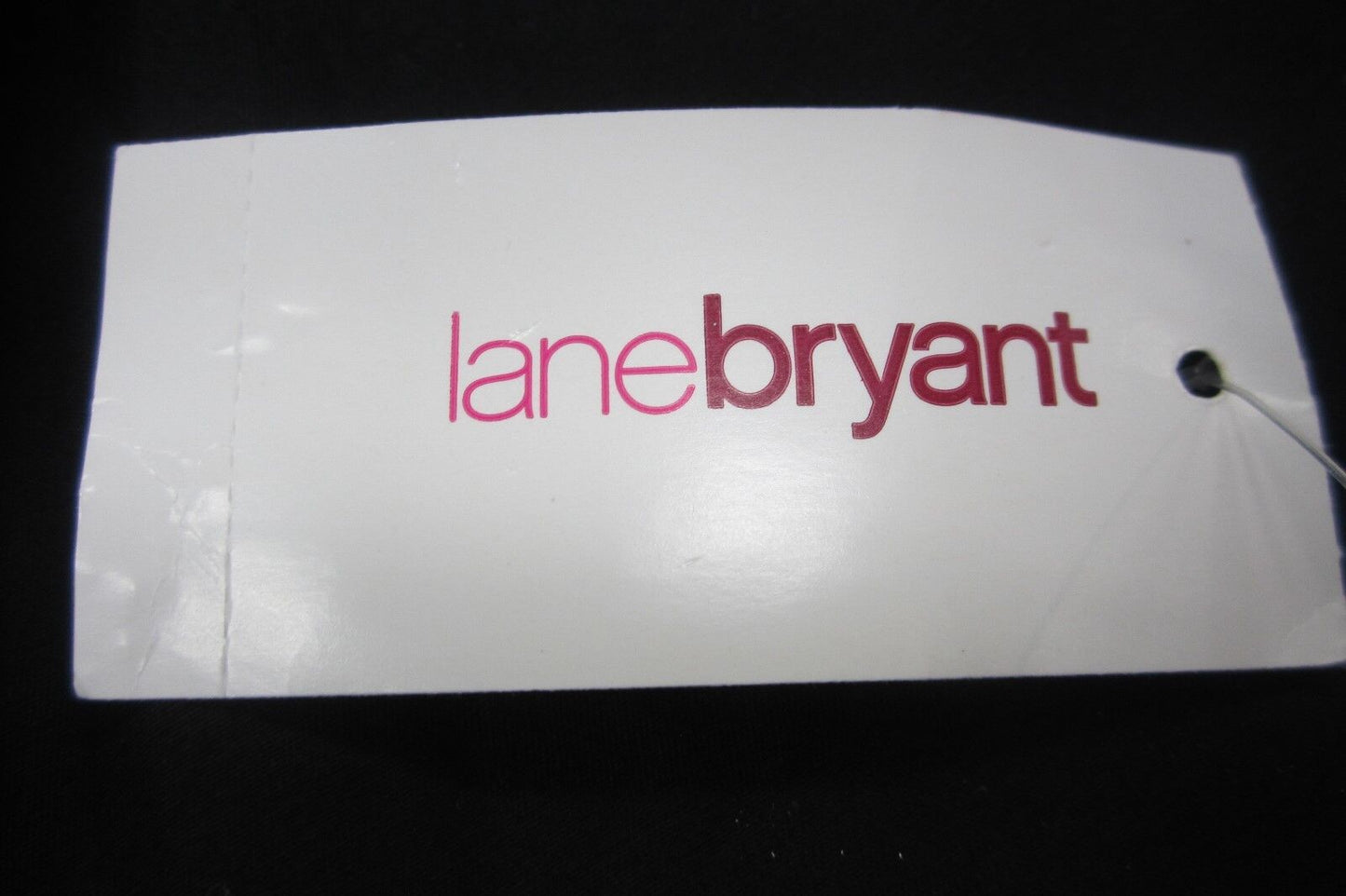 NWT LANE BRYANT PLUS SIZE BLACK ZIPPER SKIRT SZ 26 x 24" LENGTH