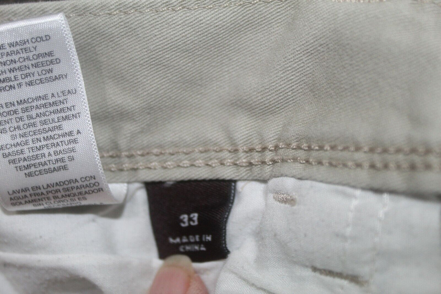 Michael Kors Classic Fit 5 Pocket Khaki Pants W33 x L32