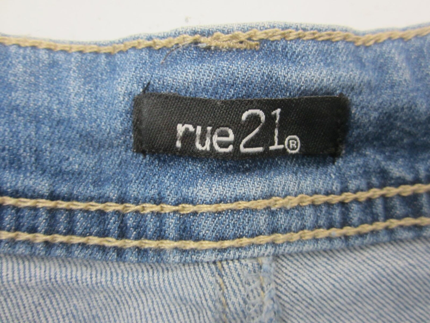 NWT Girls Rue 21 Flower Cutoff Denim Shorties Shorts Size 7/8