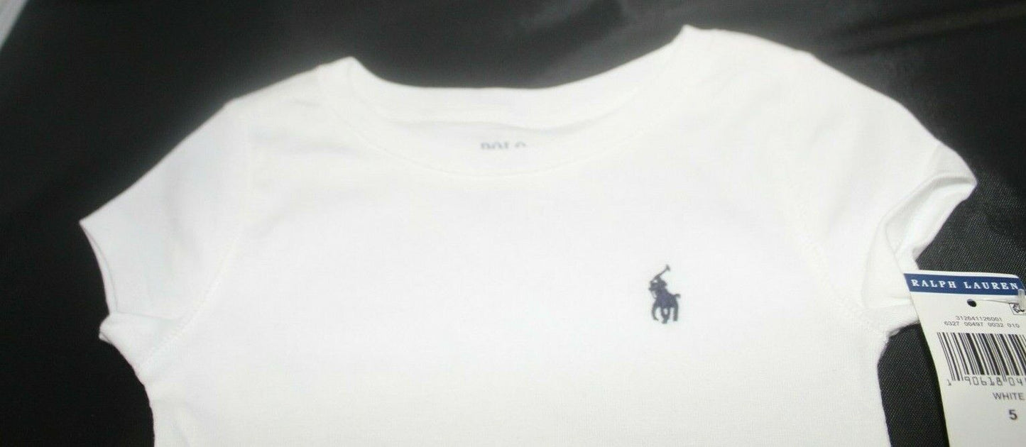 *NWT* Polo Ralph Lauren T-Shirt Crew Neck Kids Tee Pony Logo Size 5