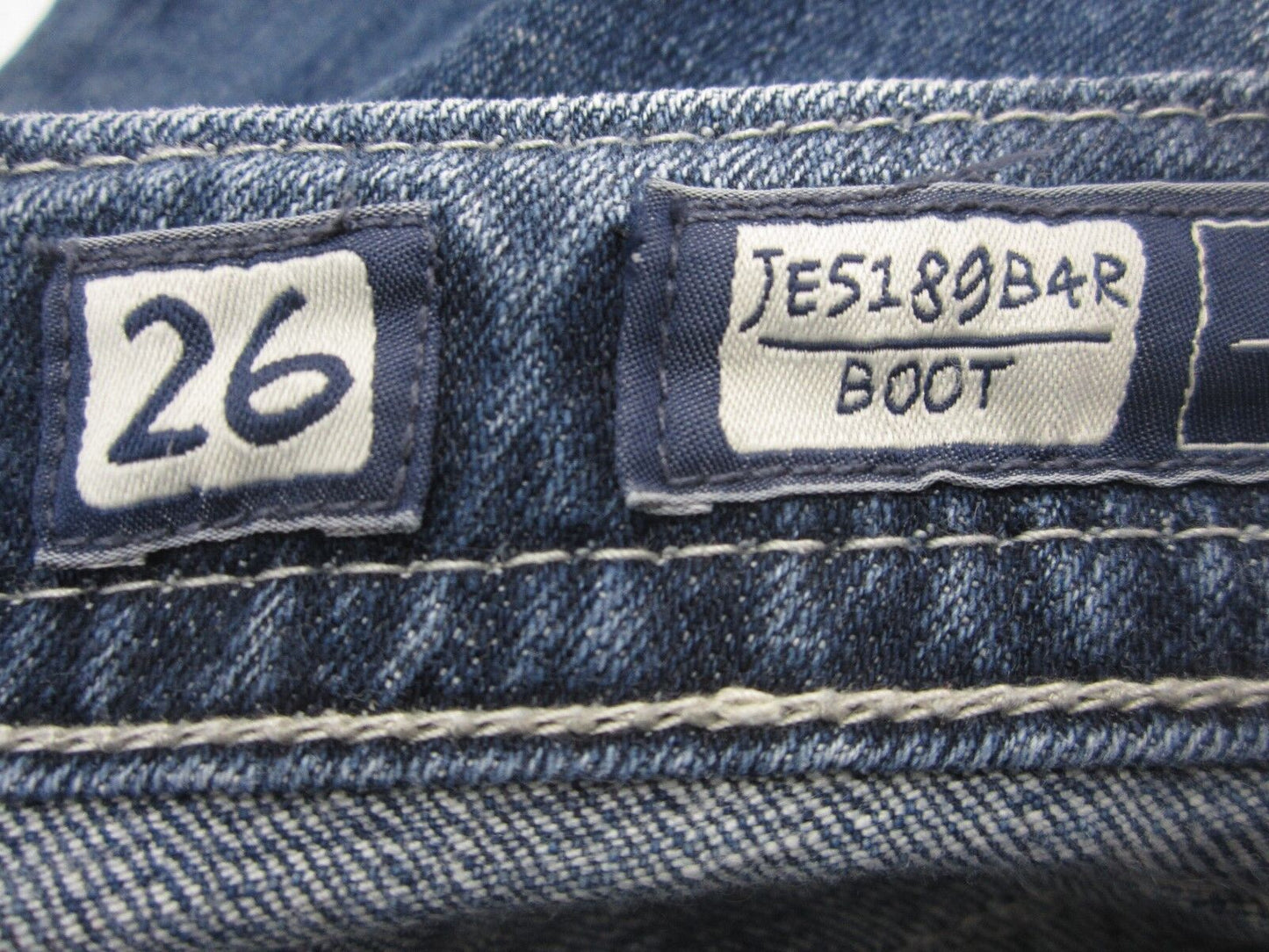 MINT Miss Me Boot Womens Zipper Teeth Pockets Thick Stitch JE5189B4R Size 26x31
