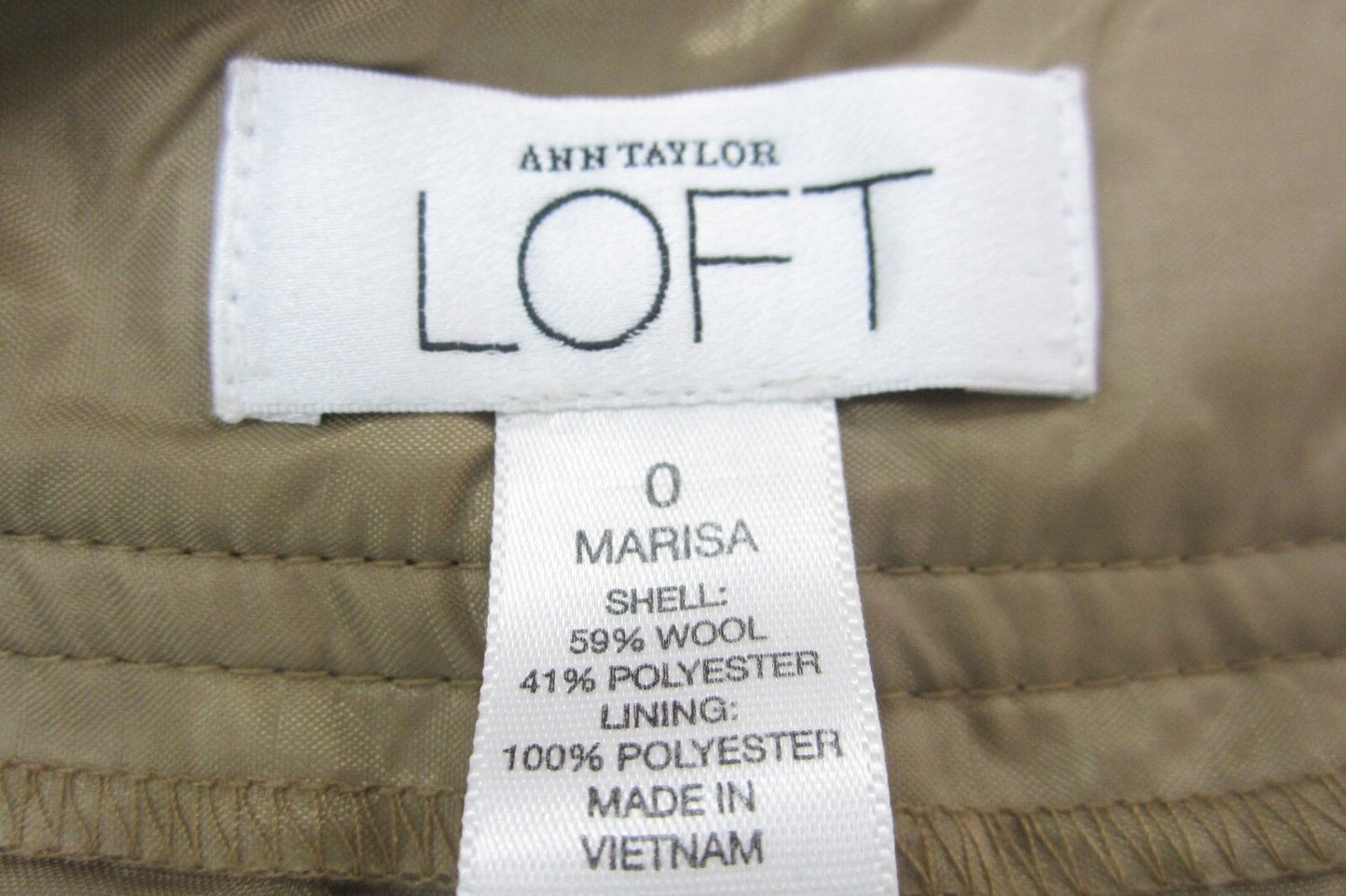 *MINT* Ann Taylor LOFT 2pc Style Striped Suit Crop Pants SZ 0 Blazer SZ 0