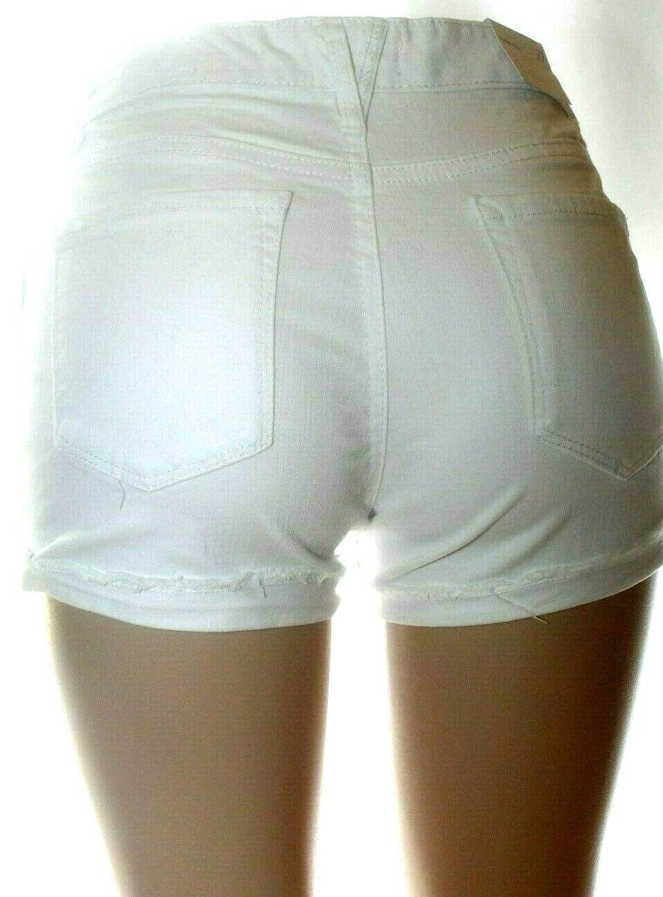 *NWT* $49.50 Jessica Simpson Womens White Denim Shorts Size 27
