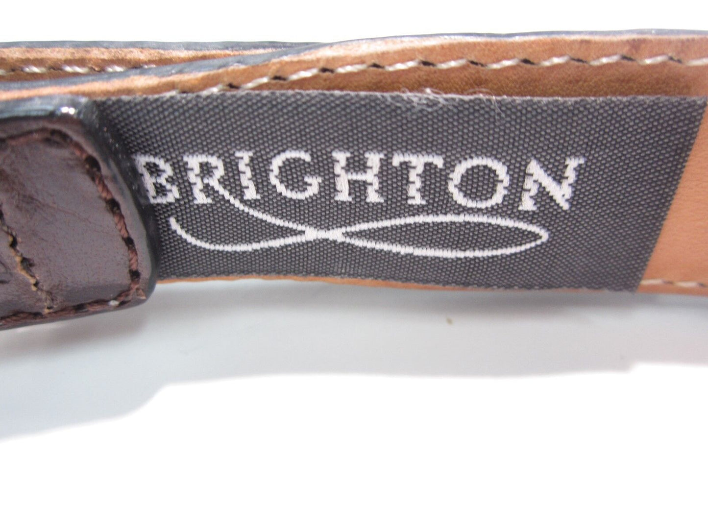 NICE Brighton Q4800 Women's Western Belt Pony Hair Leather Multi Colored Silver