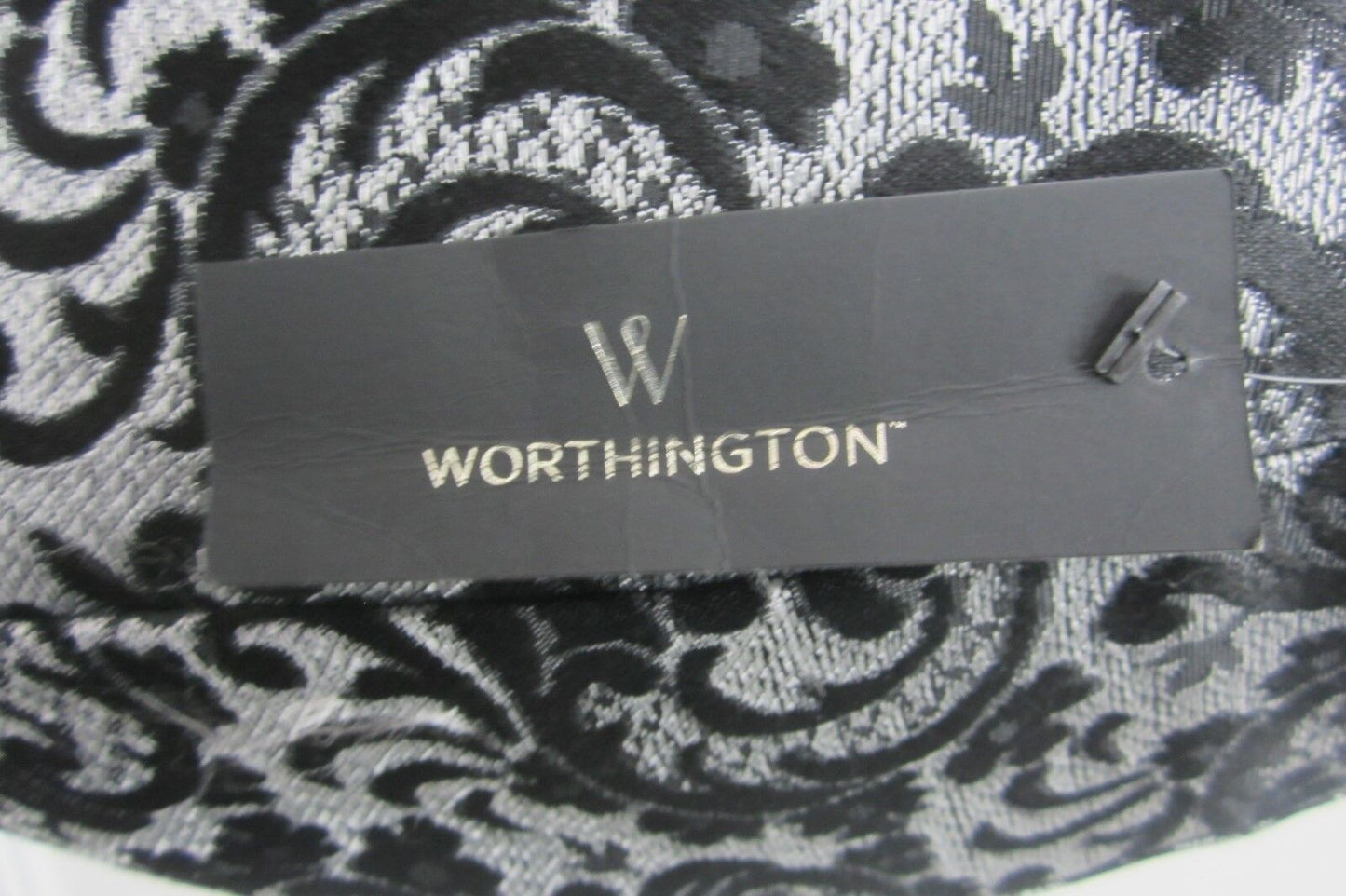 *NWT* NEW Worthington Women's Black & Grey Jacquard Pencil Skirt Size 10