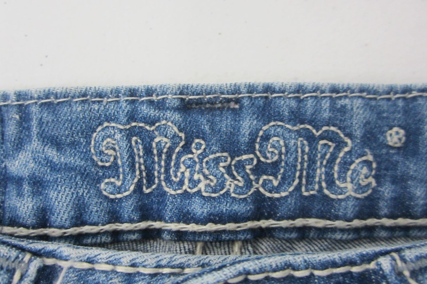*NICE* MISS ME Bermuda Shorts Jeans Girls JK5465M4 Rhinestone Pockets Size 12