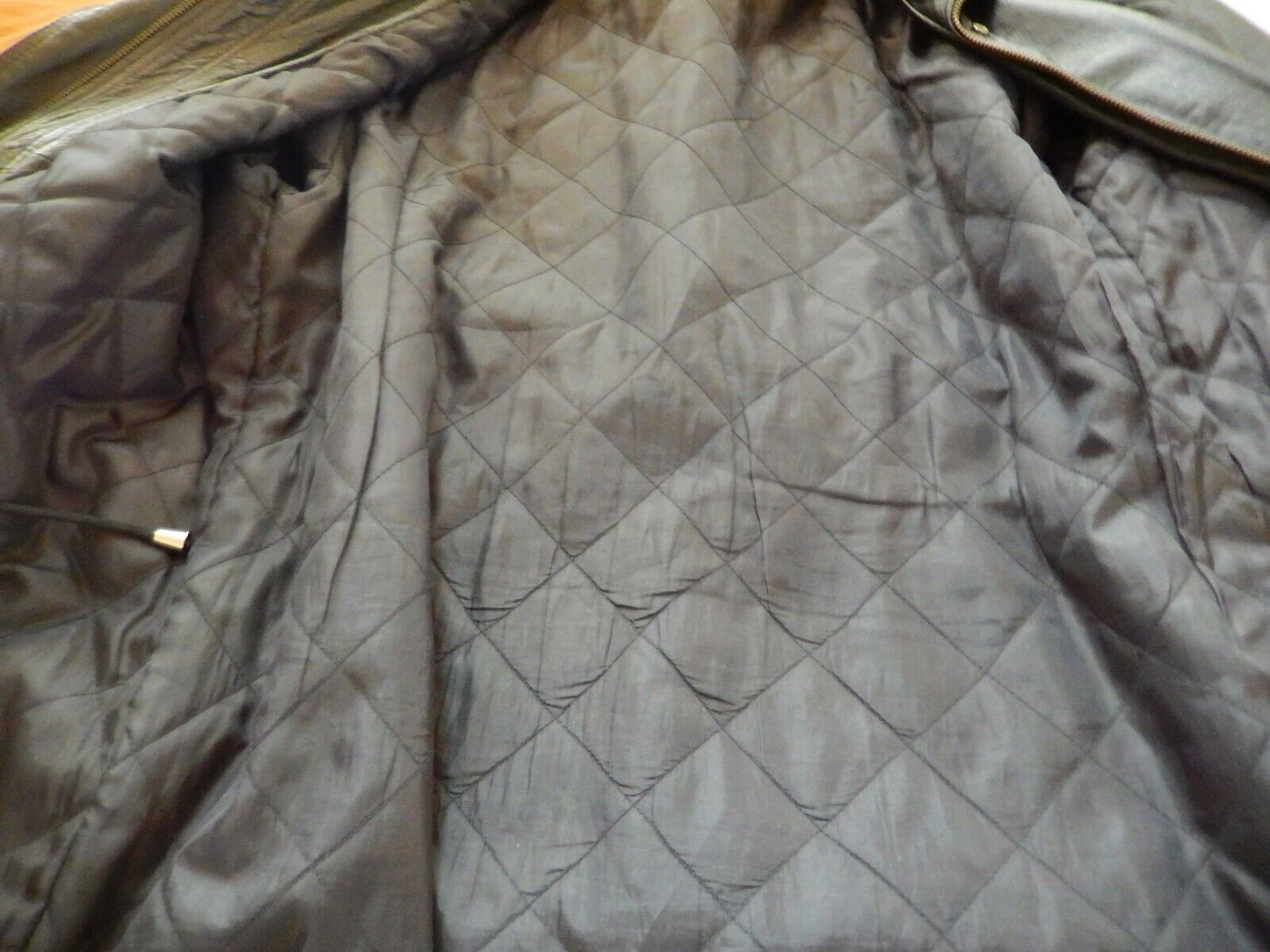 LIZ BAKER ESSENTIALS BLACK LEATHER COAT UNISEX SIZE S EXCELLENT CONDITION!
