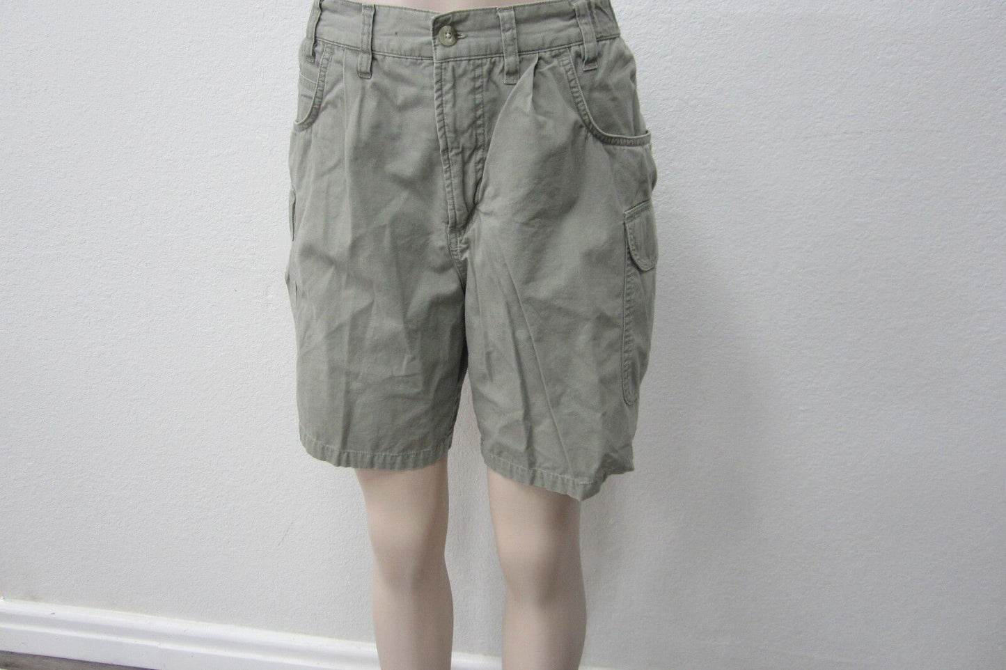 *NICE* COLUMBIA Mens Khaki Technical Outdoor Hiking Cargo Shorts Size W32