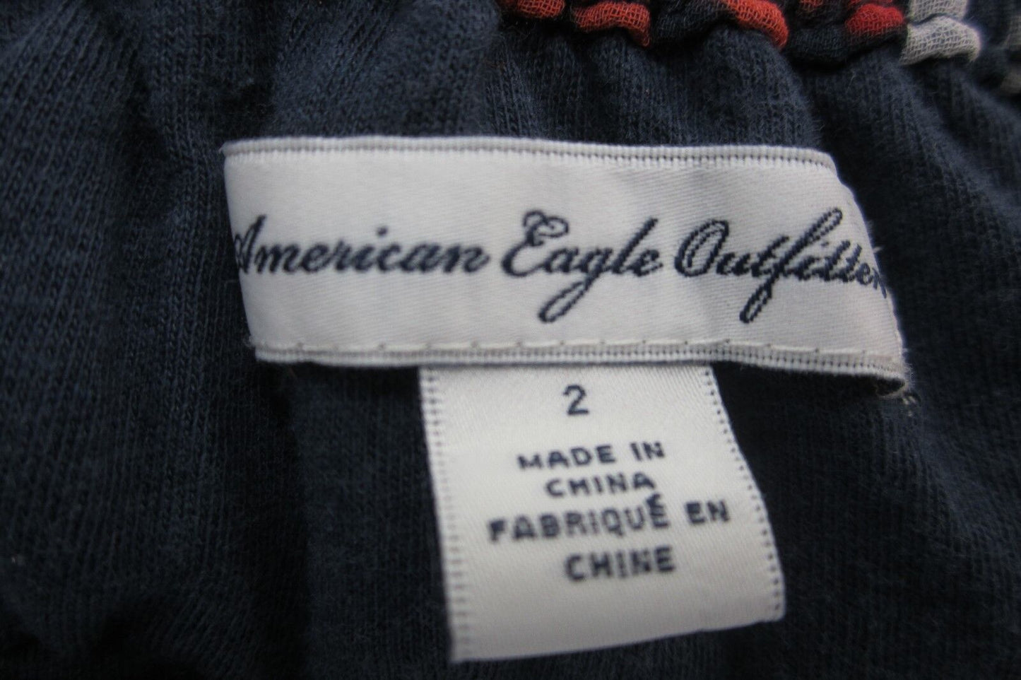 AMERICAN EAGLE SUPER CUTE DRESS ELASTIC TOP SPAGHETTI STRAPS WOMEN'S Size 2