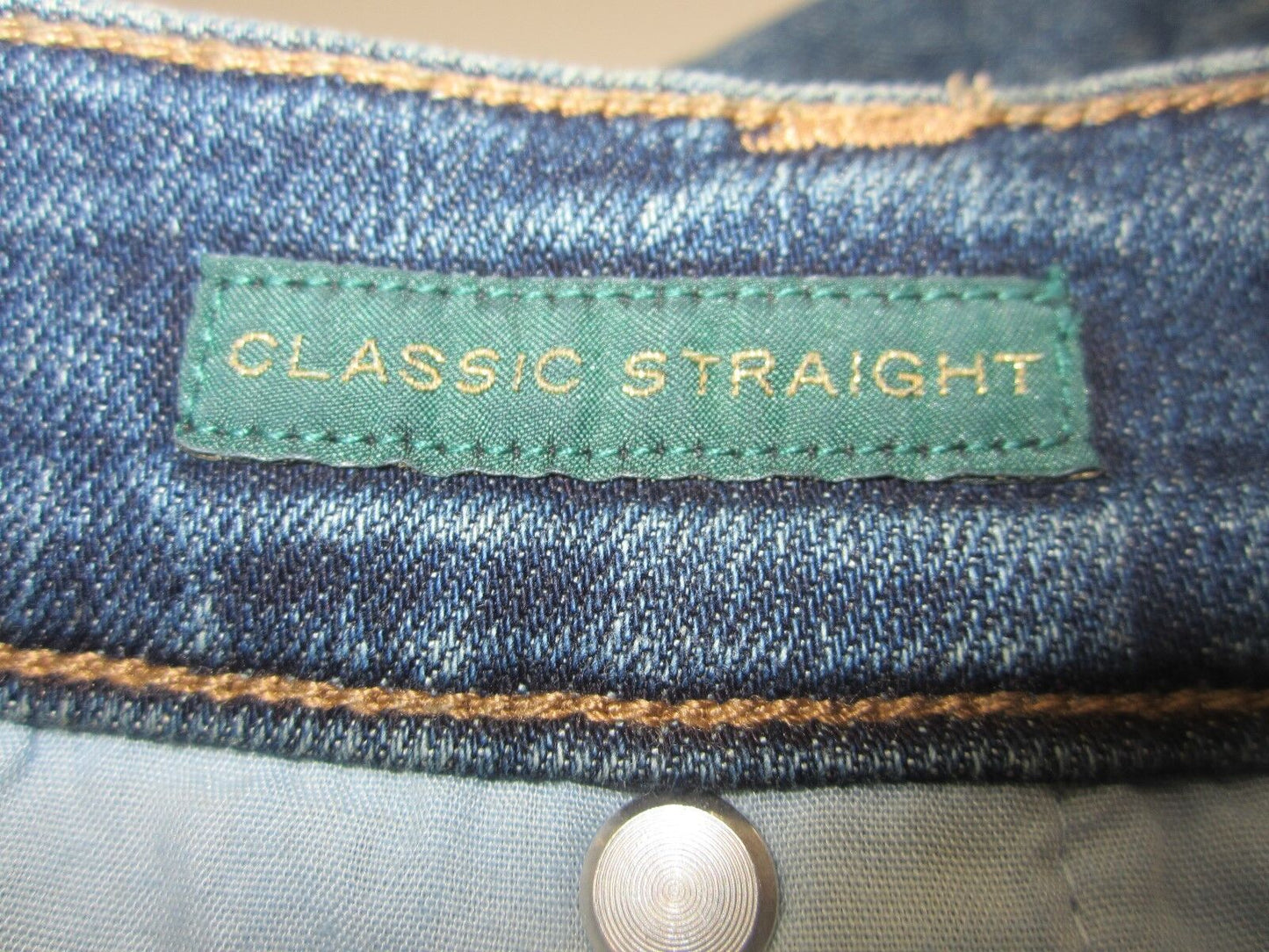 LRL LAUREN JEANS CO RALPH LAUREN Womens Classic Straight Leg Blue Jeans Size 6