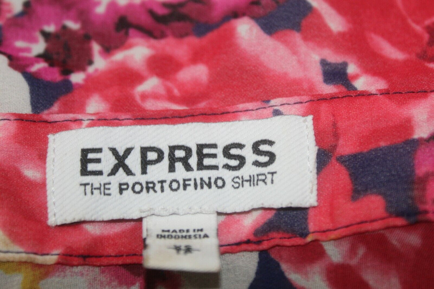 *MINT* Express Women's The Portofino Button Front Shirt Multicolor Xtra Small