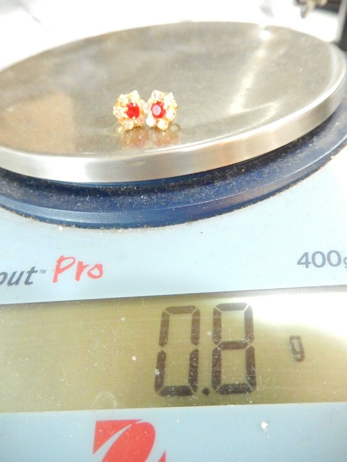14k Yellow Gold Flower Stud Earrings with Short Post for Children