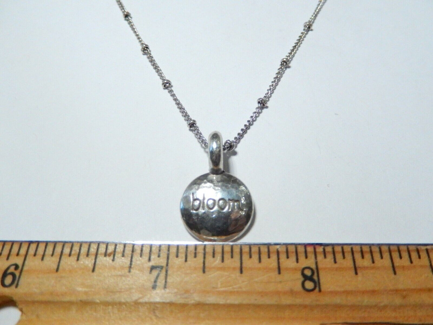 *RETIRED* BRIGHTON Bloom Add A Bead Charm Adjustable Clasp Necklace 16" - 18"