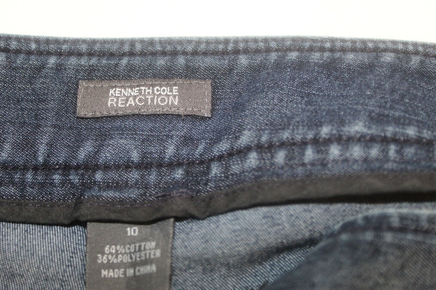 Kenneth Cole Womens Blue Flare Cotton/Polyester Casual Denim Jeans Sz W32 x L32