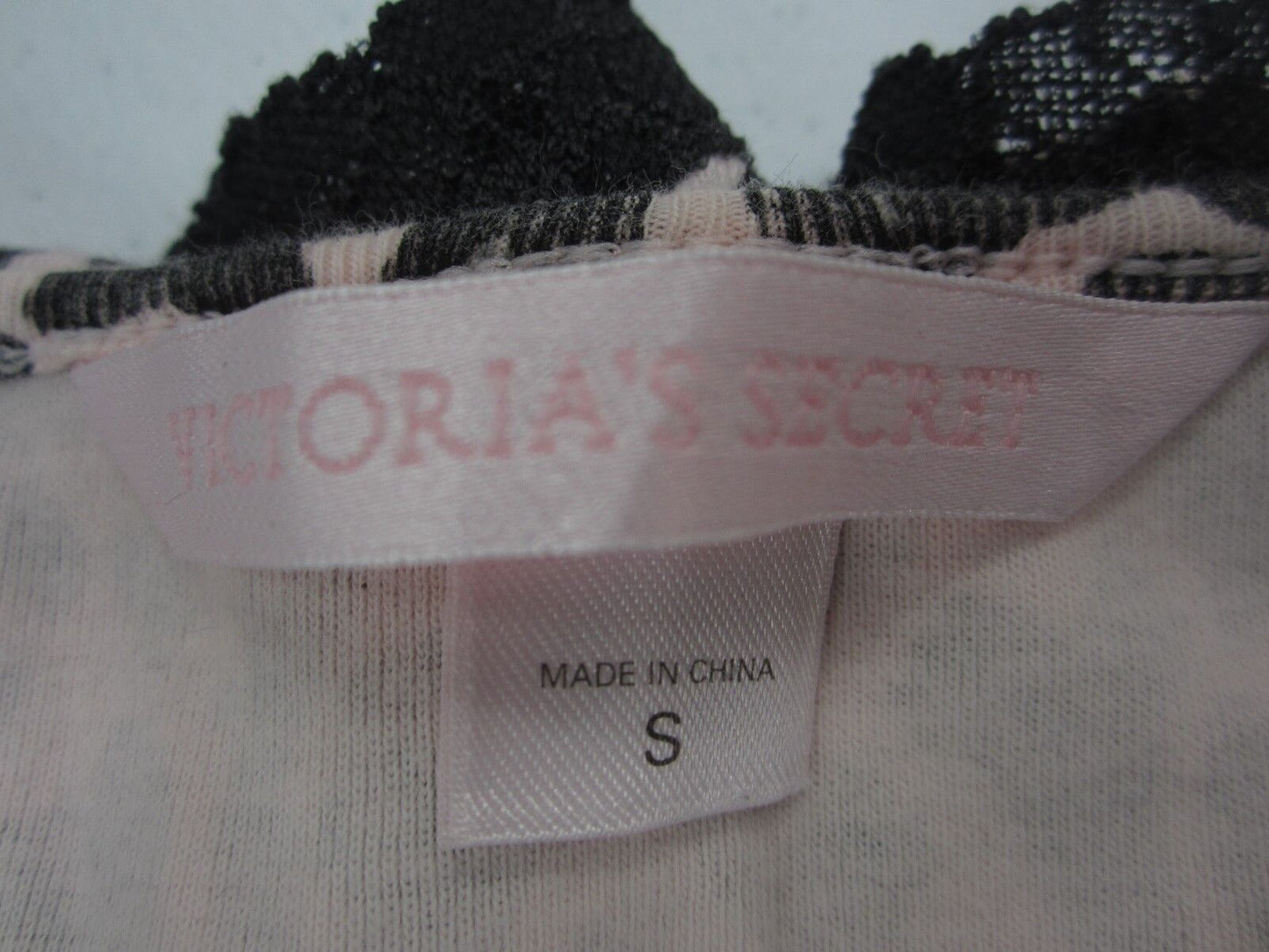 NICE Victoria's Secret Very Sexy Leopard Style Lace Trim Top Size Small - CUTE