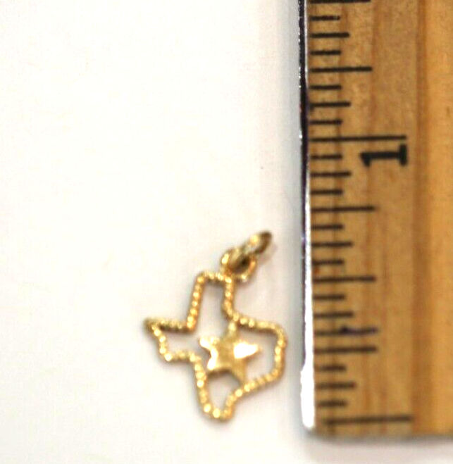 James Avery Retired 14k Texas Charm Uncut Loop Mint Condition