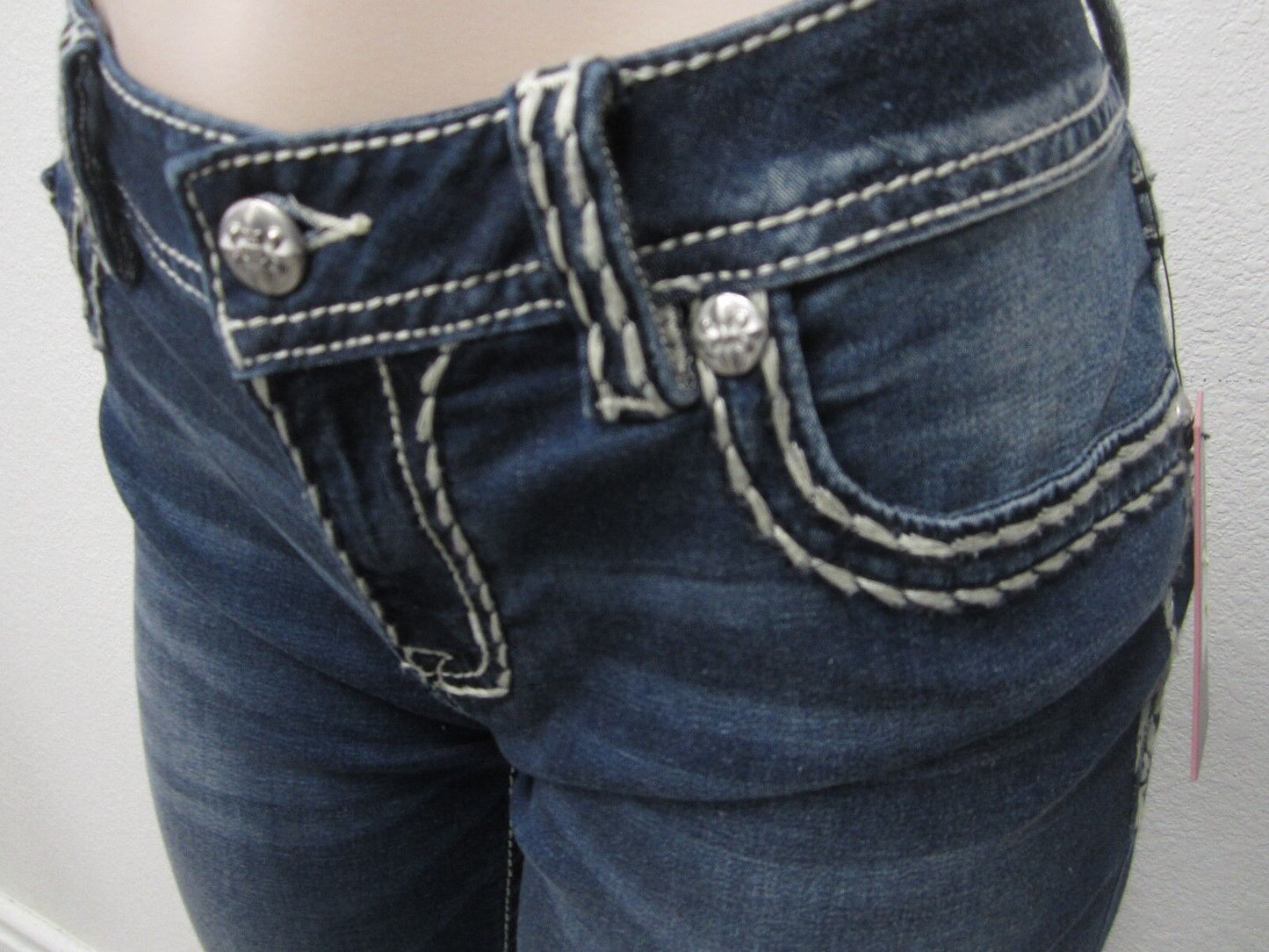 NWT Miss Me - Womens Mid-Rise Super Skinny Jeans MS5012G20 Size W27 X L30