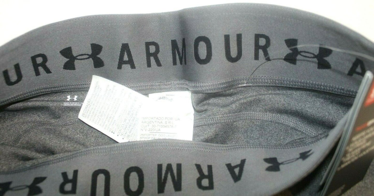 *NWT* Under Armour Women's Compression Workout Capri Pants Heat Gear Gray Sz M
