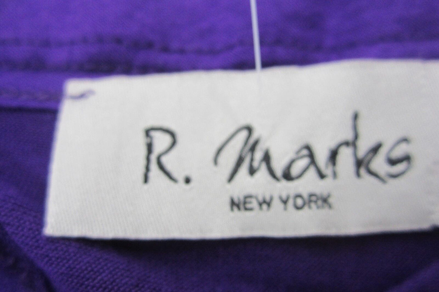 *NICE* R. Marks Top Purple Women's Short Sleeve Top SUPER CUTE Size Medium