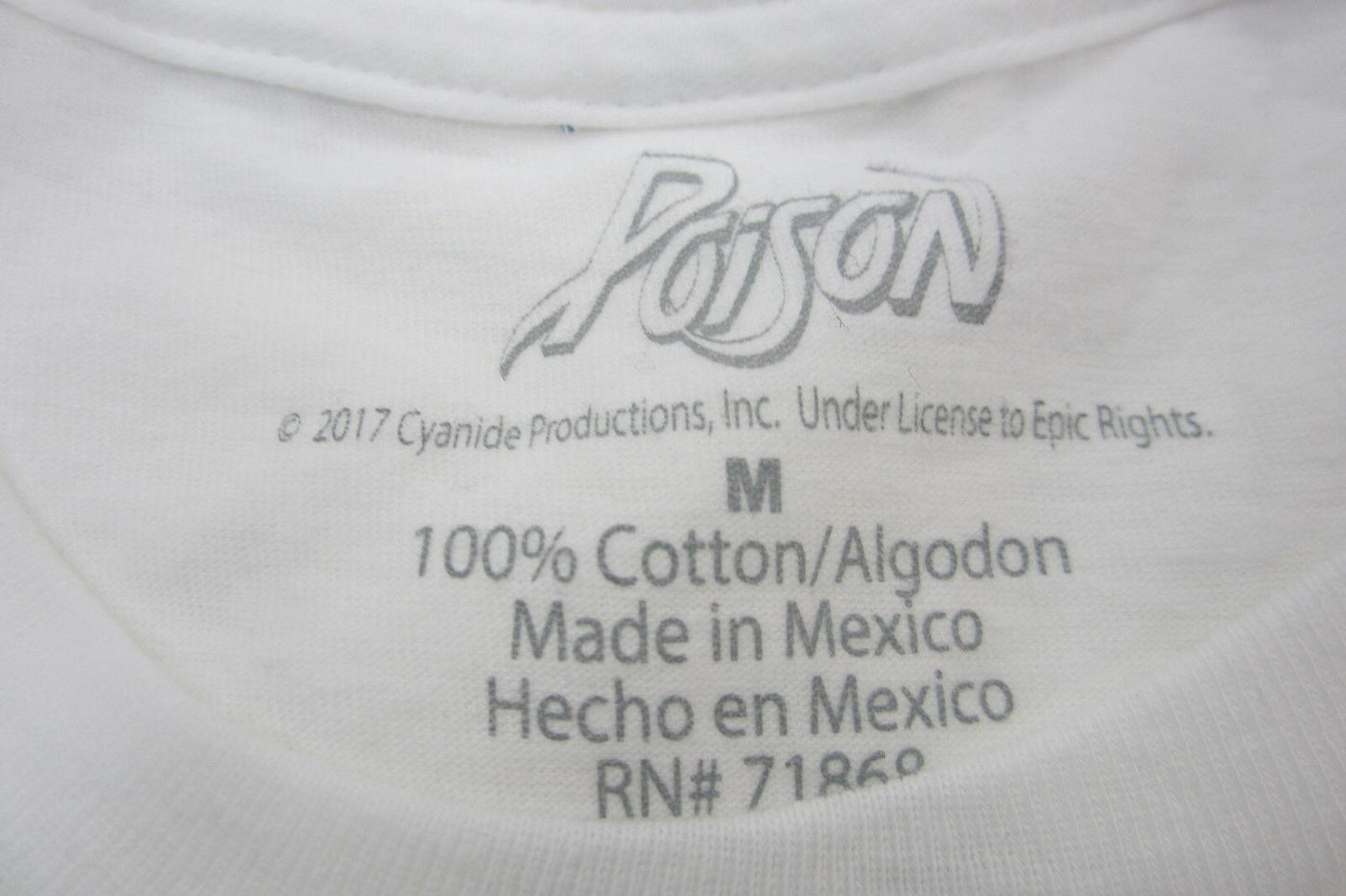 NEW Women's Poison Band Graphic Band T-Shirt Size Medium
