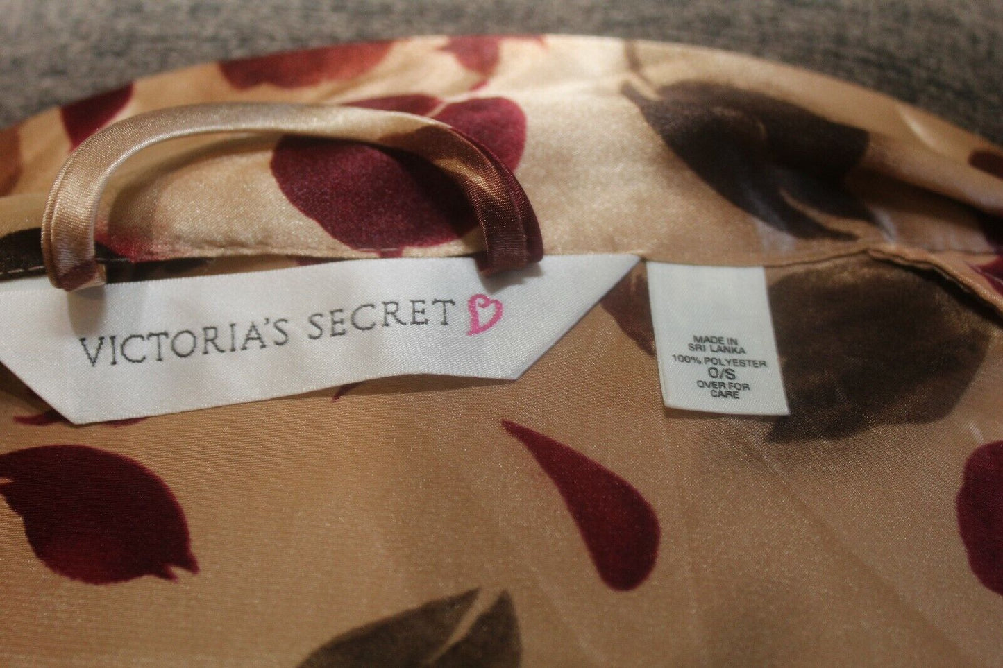 *NWOT* Victorias Secret Sz 0/S Belted Floral Robe Kimono Womens