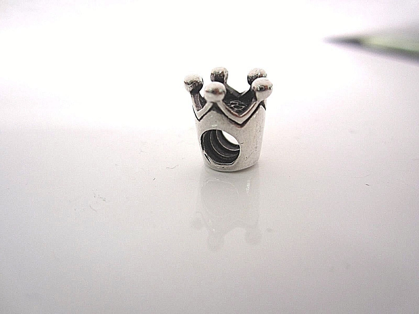Authentic Chamilia Sterling Silver Crown Bead GA-53 Retired