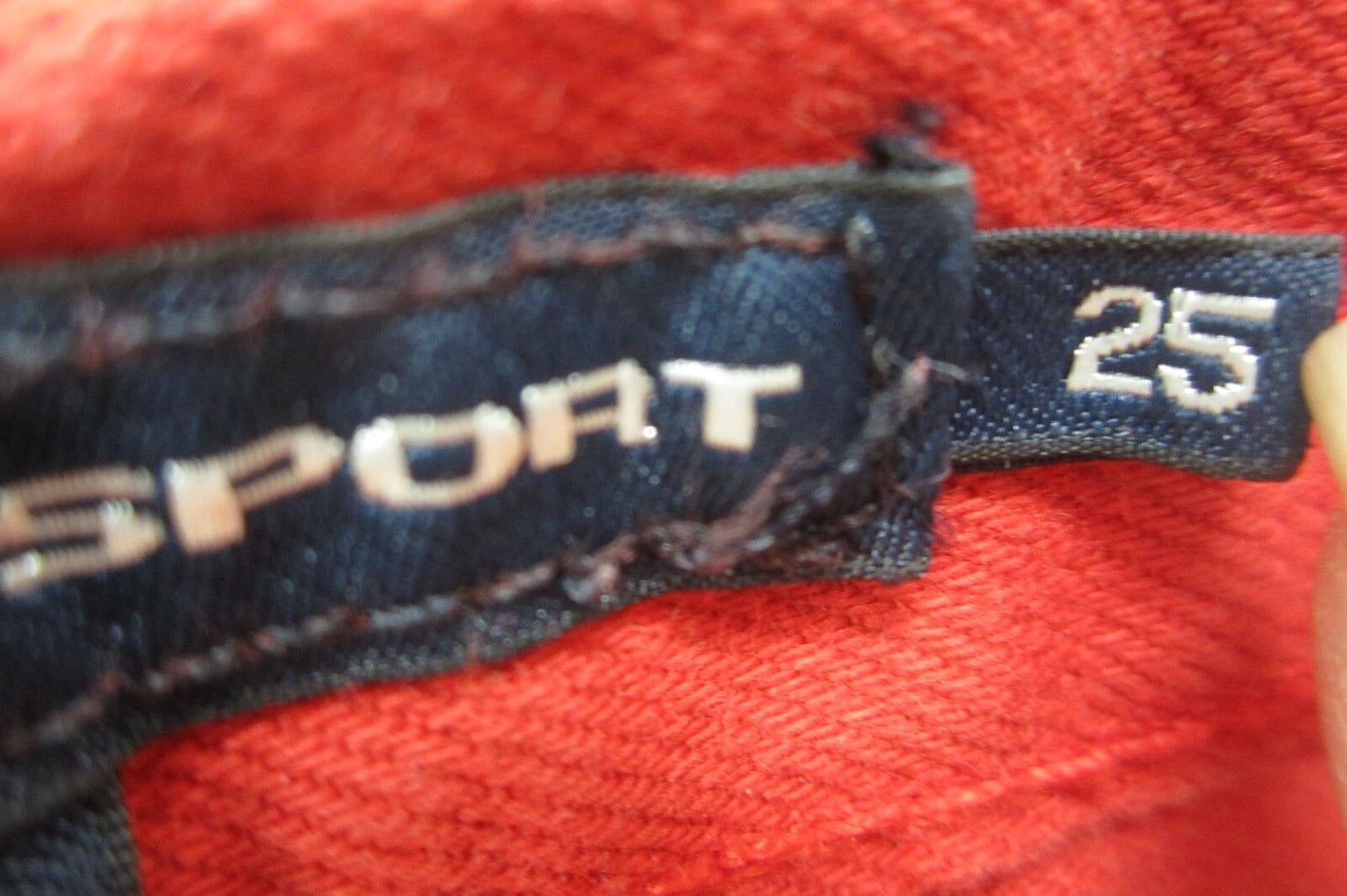 Ralph Lauren Sport Womens Red Skinny Leg Jeans Pants Blue Label Sz W25 x L33