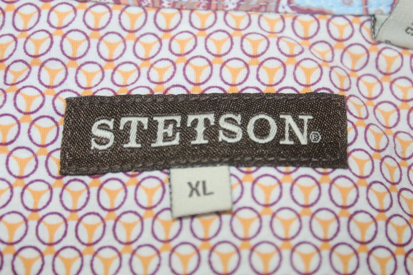 *NEW* Stetson Mens Long Sleeve Button Down Shirt Sz X Large