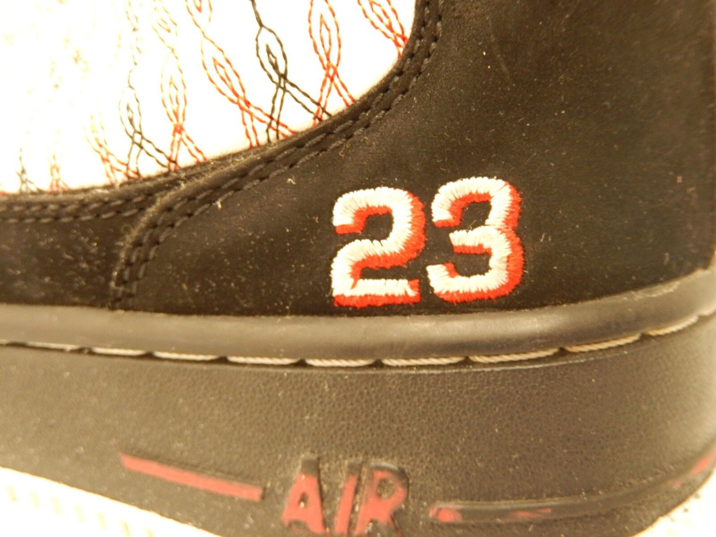 Nike Air Jordan Retro Black Red 136027-061 sneakers Size 7