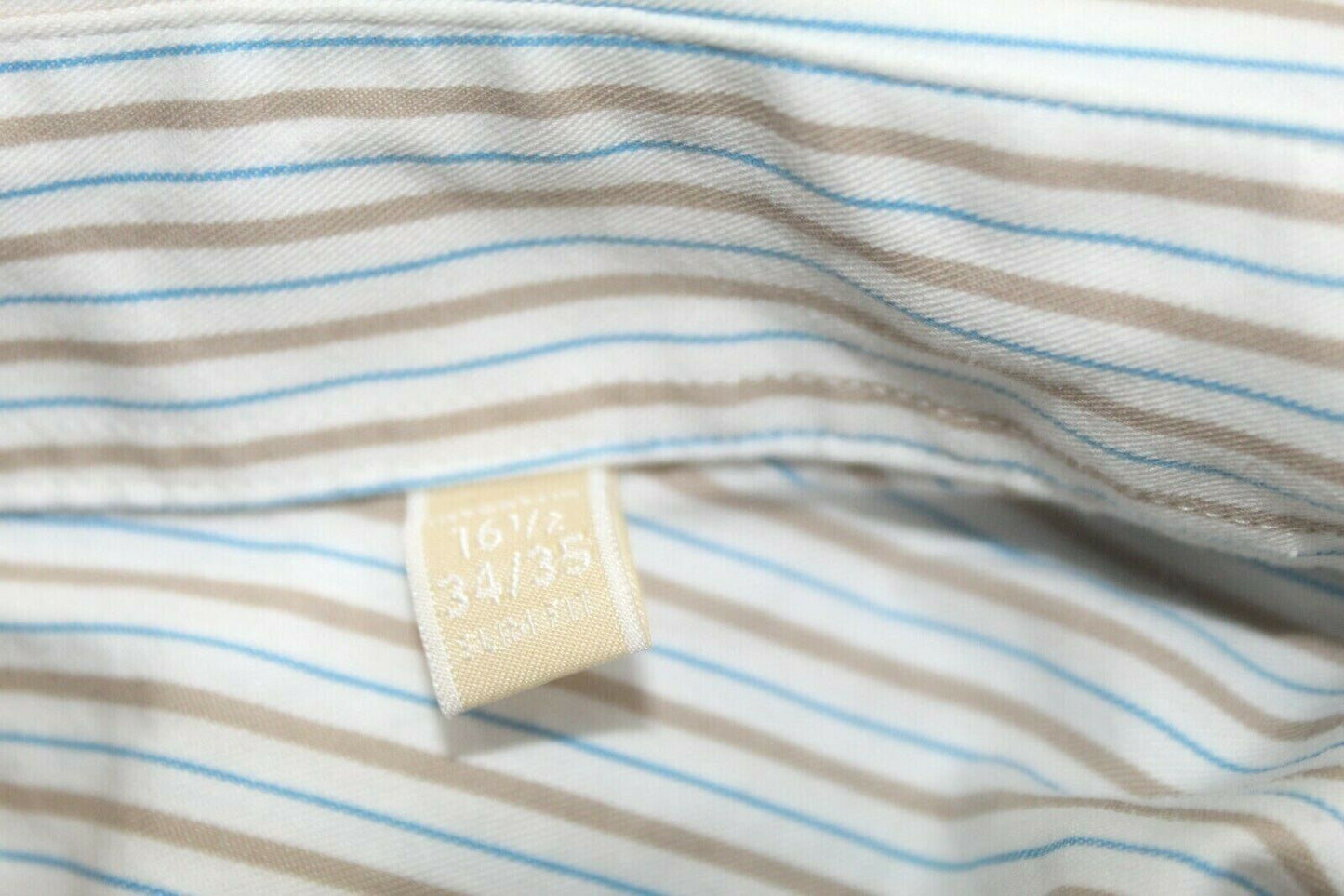 Michael Kors Men's 100% Cotton Dress Shirt French Cuff Stripes Sz 16.5 x 34/35