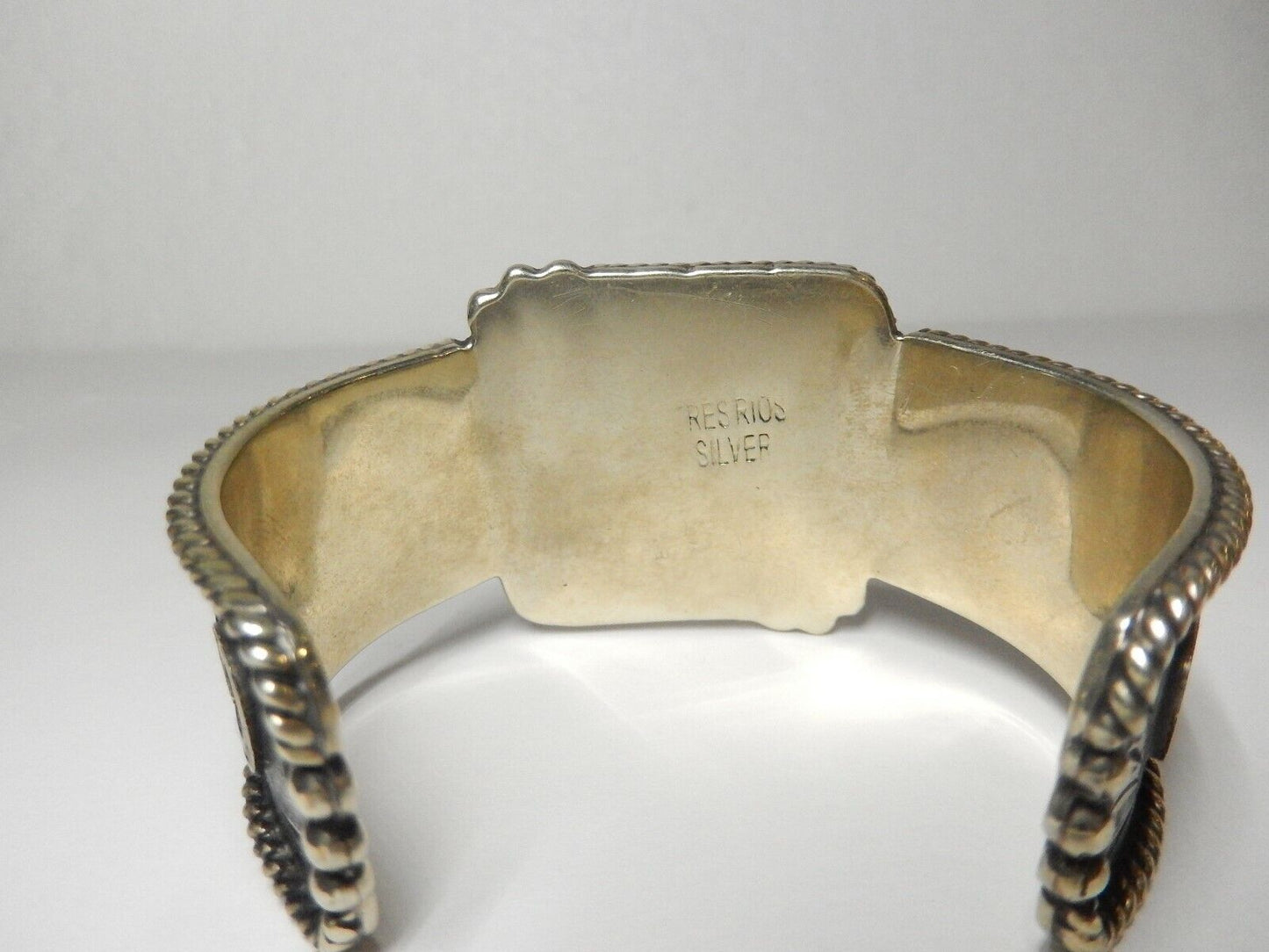 *NEW* Tres Rios Large Silver & Turquoise Bangle