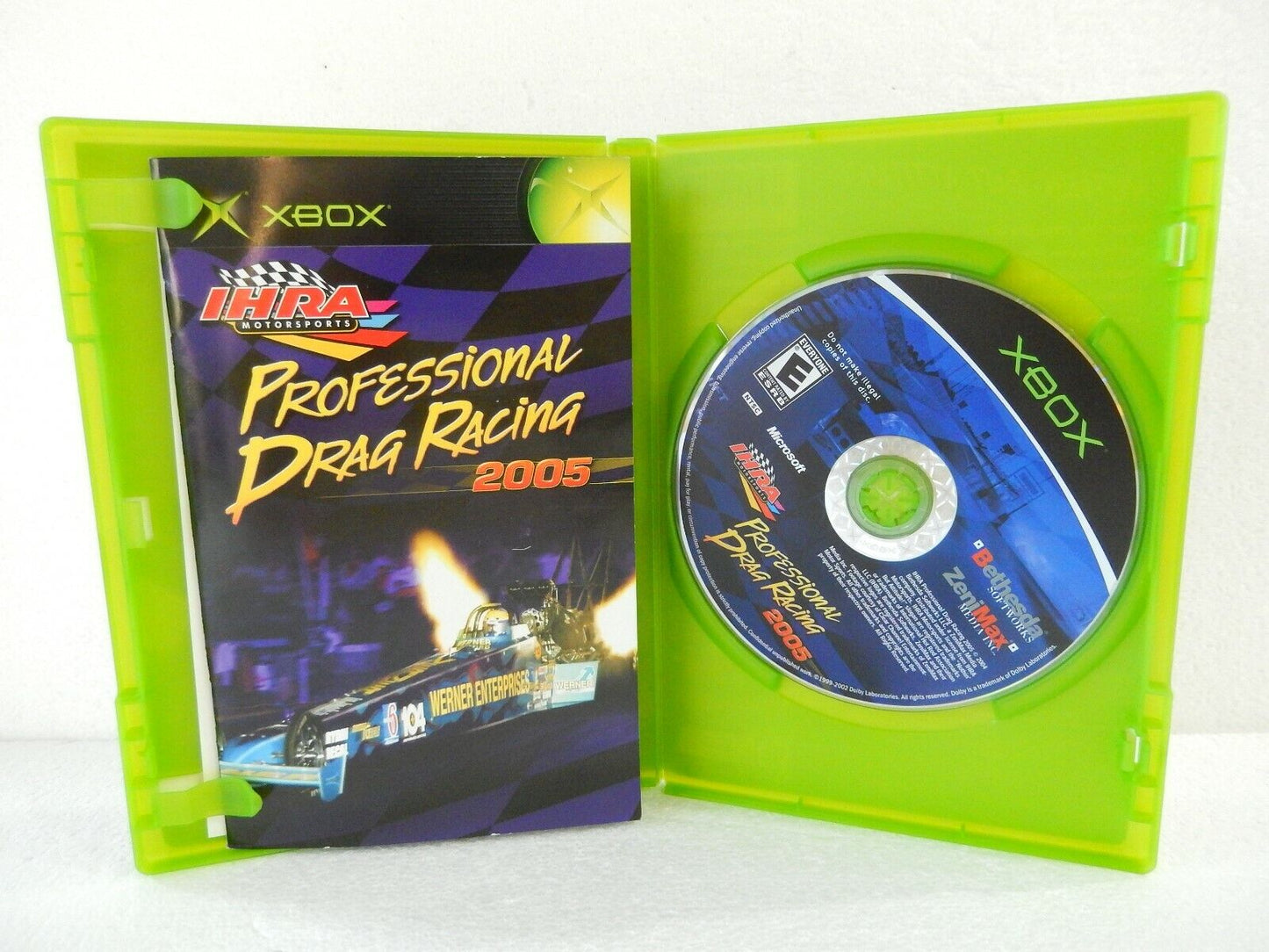 New Fact Sealed Xbox Video Game IHRA Motorsports Professional Drag Racing 2005