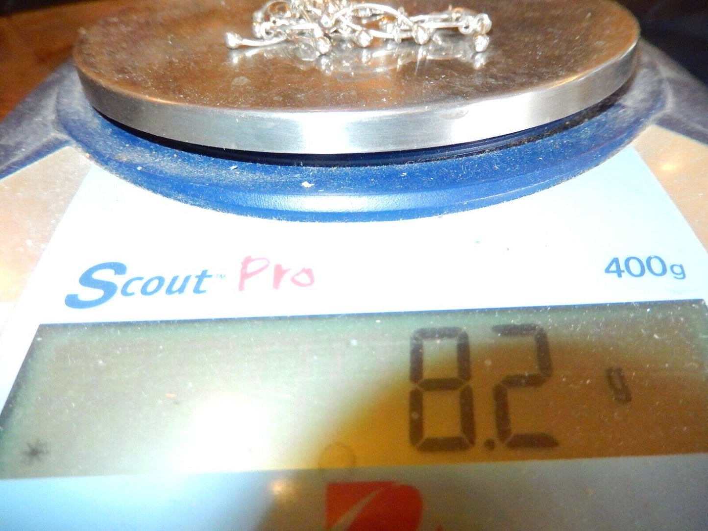 Sterling Silver Ball Bead Fancy Link with Heart Charm Anklet 10"