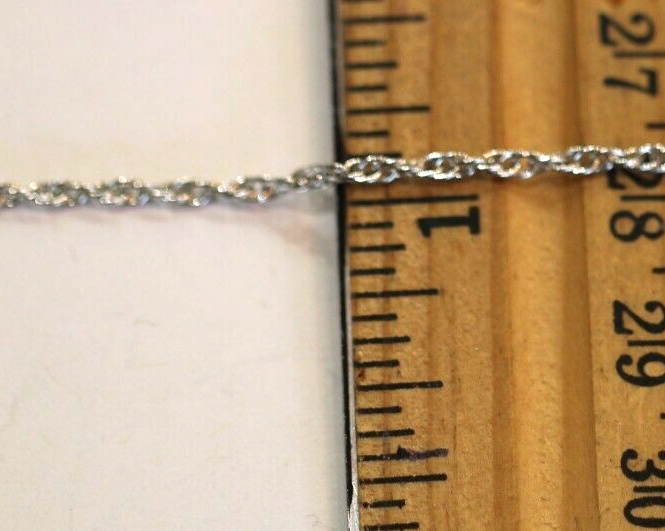 James Avery "Light Rope" 1.86mm Chain Necklace Sterling Silver 16"