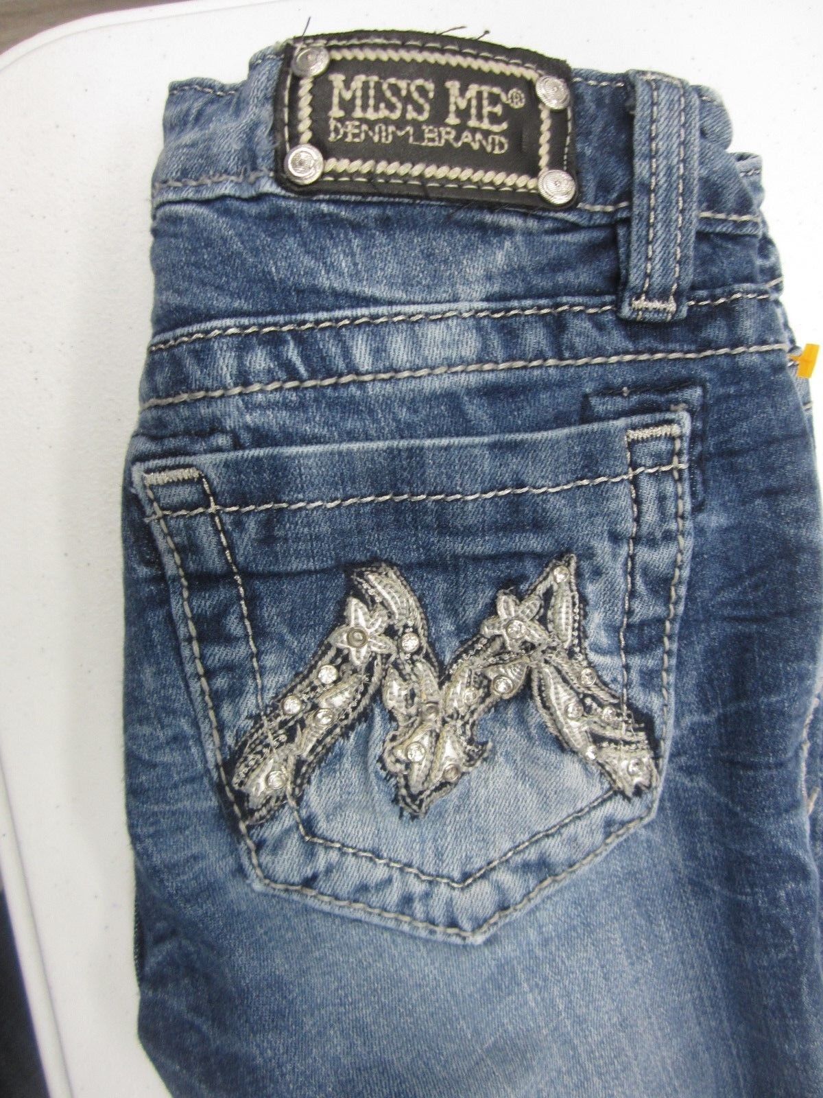 VERY NICE Miss Me Girls Skinny Blue JK1074S Jeans Size 12