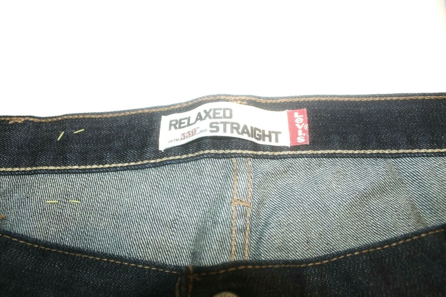 *NWOT* Levi's Men's 559 Relaxed Straight Fit Jeans (Dark Blue) Sz W46 x L29